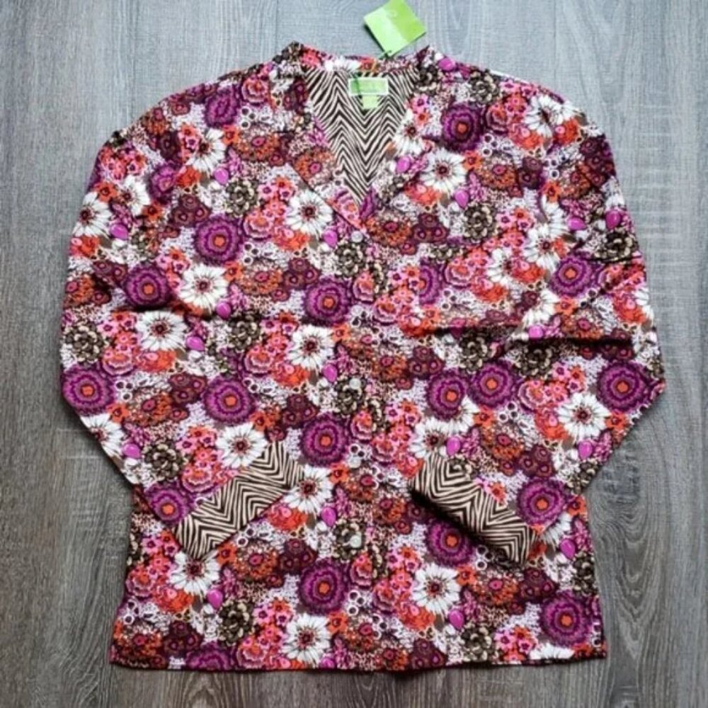 Vera Bradley long sleeve Button-Up Top